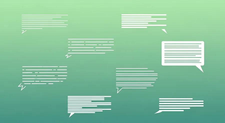 WhatsApp messages showing different text formatting styles