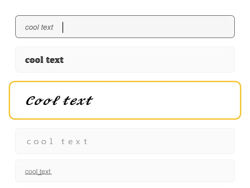 Step 1: Pick a font style - Font Generator