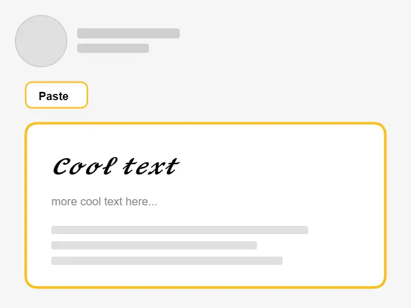 Step 3: Paste anywhere - Font Generator